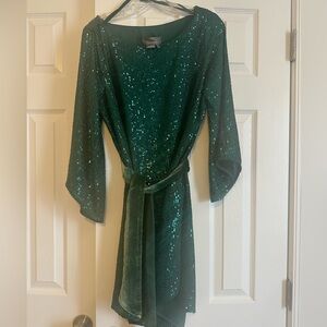 Anthropologie sequined mini dress